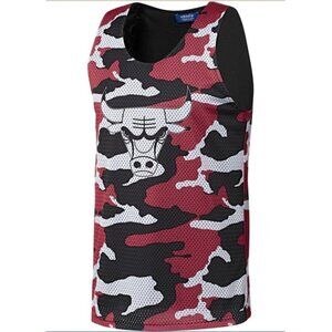 ADIDAS ORIGINALS X NBA CHICAGO BULLS MESH JERSEY M36741 LARGE EUC 0114